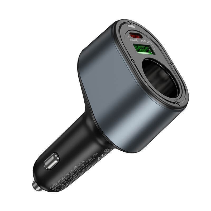 z56_1758984261199427379026.jpg Hoco Z56 Car Charger 240W - Image 1