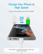 Anker 322 USB-C to USB-C Cable (3ft Braided) - Image 2