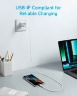 Anker 322 USB-C to USB-C Cable (3ft Braided) - Image 4