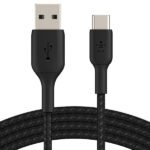 Belkin BoostCharge Braided USB-C to USB-A Cable 3m 15w
