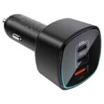 Fast Charge Car Charger B18 200W (2xUSB-C + 1xUSB-A)
