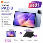 Xiaomi Pad 8 8GB/256GB + Free Keyboard